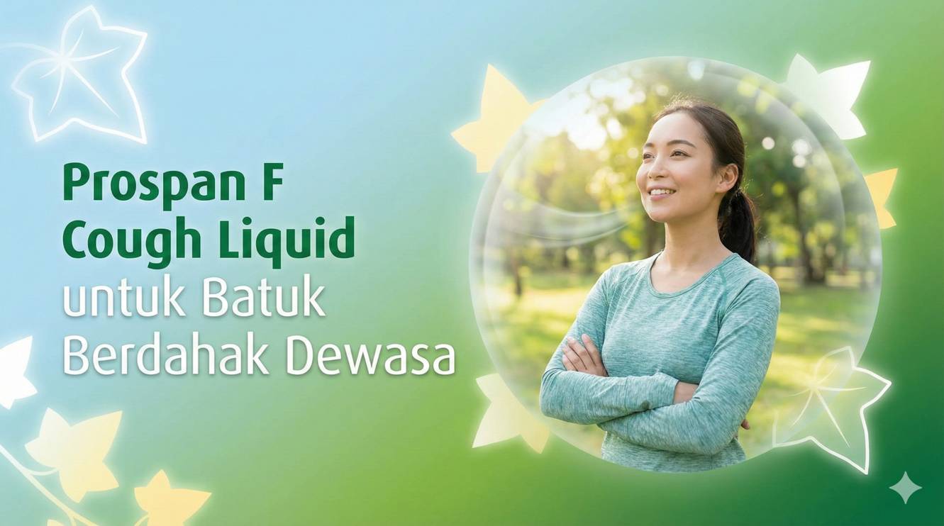 Prospan F Cough Liquid untuk Batuk Berdahak Dewasa