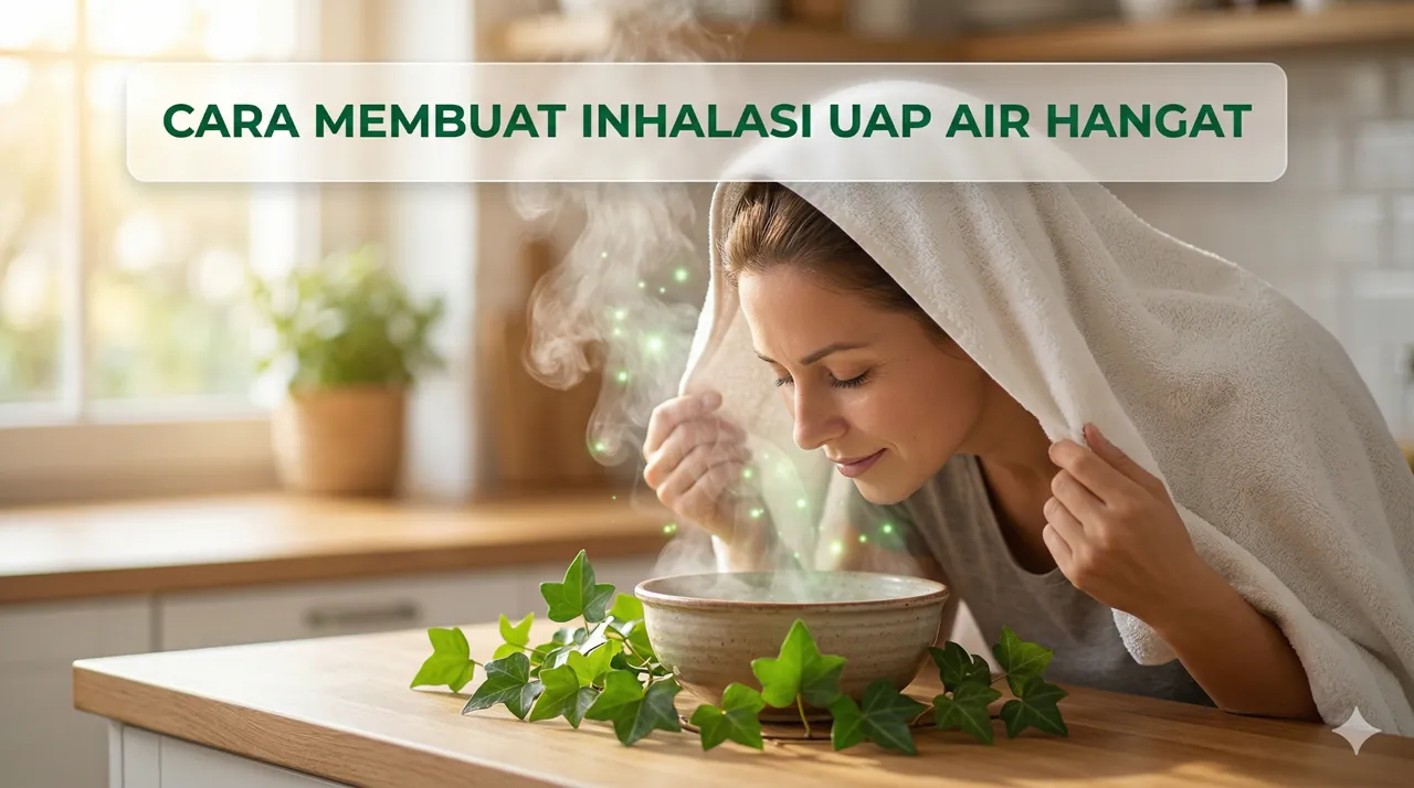 Cara Membuat Inhalasi Uap Air Hangat untuk Melegakan Saluran Napas secara Aman