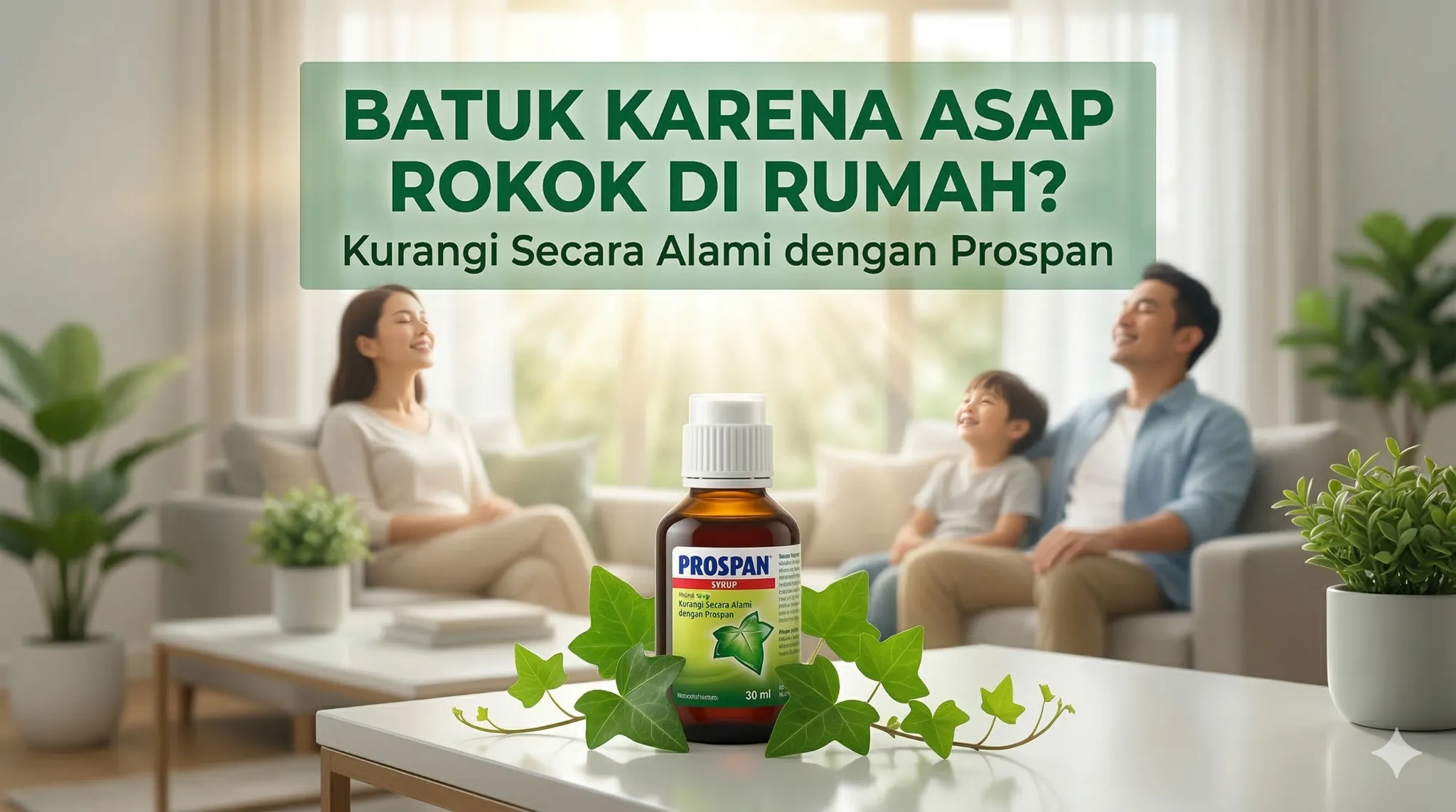 Cara Kurangi Batuk Akibat Asap Rokok di Rumah