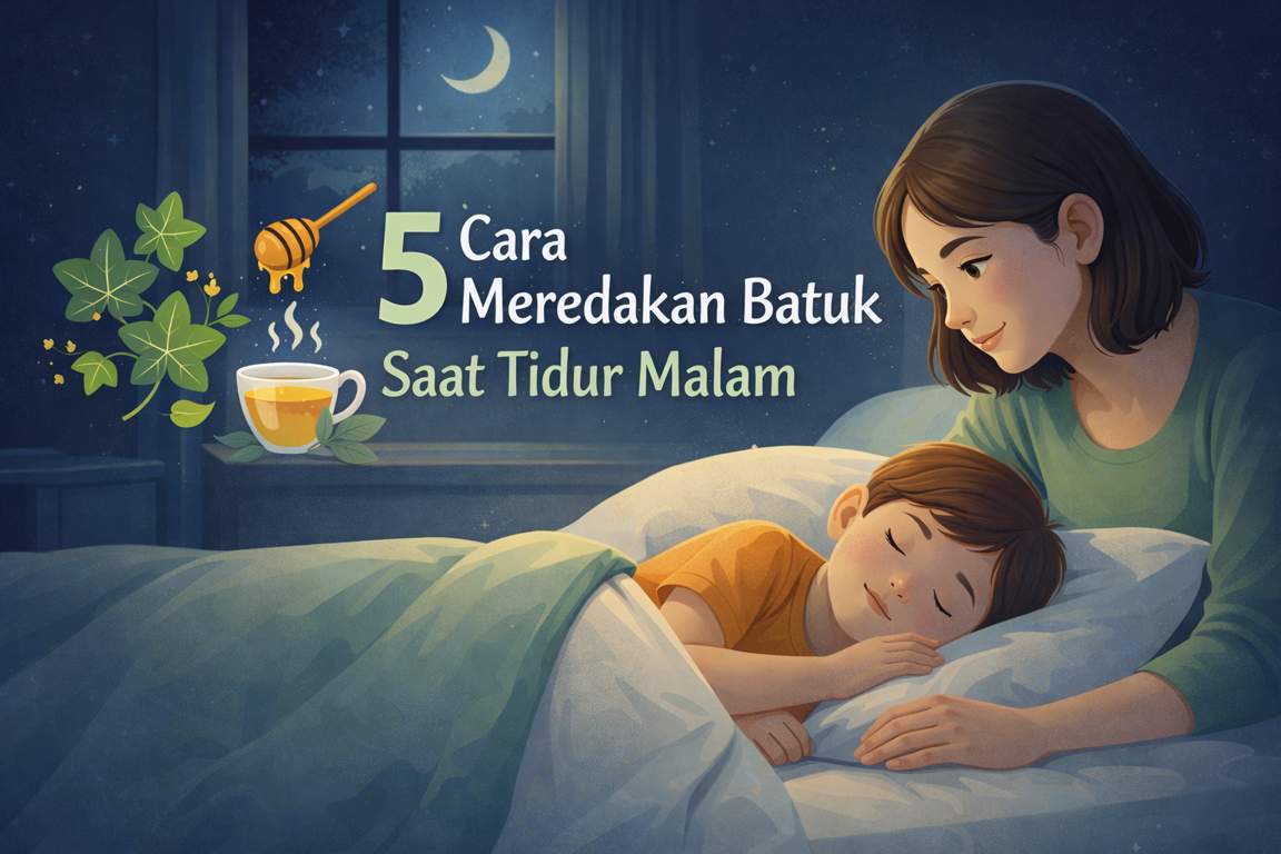 5 Cara Meredakan Batuk Saat Tidur Malam Agar Nyenyak