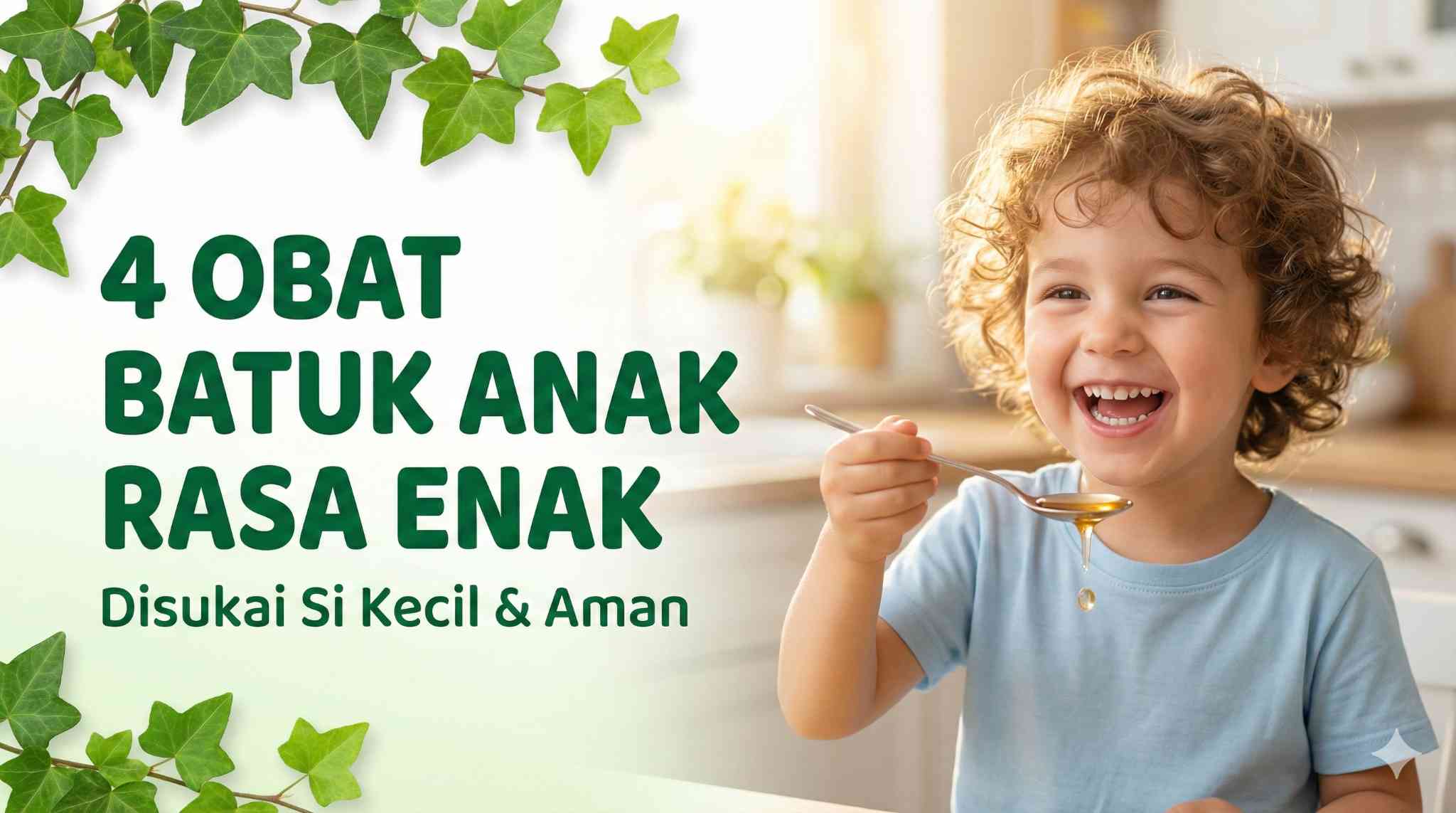 4 Obat Batuk Anak dengan Rasa Enak dan Disukai Si Kecil