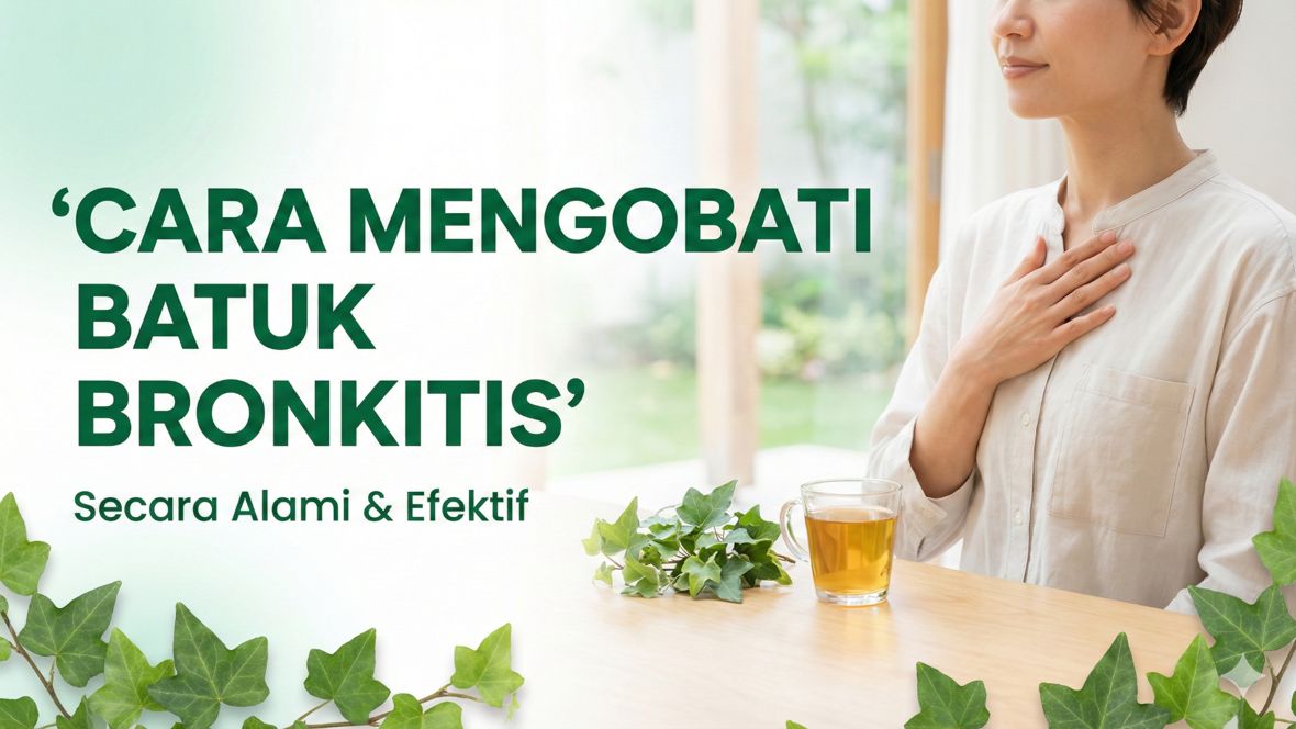 Cara Mengobati Batuk Bronkitis Secara Alami & Efektif