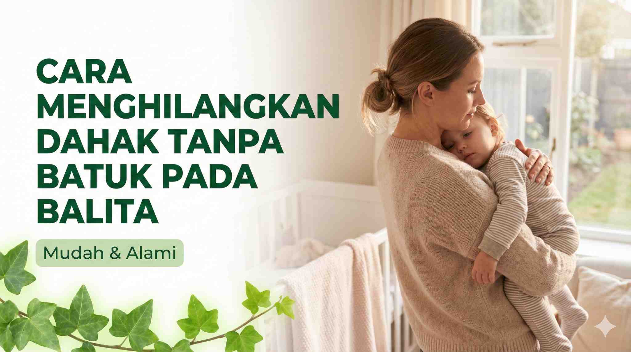 Cara Menghilangkan Dahak Tanpa Batuk pada Balita yang Aman