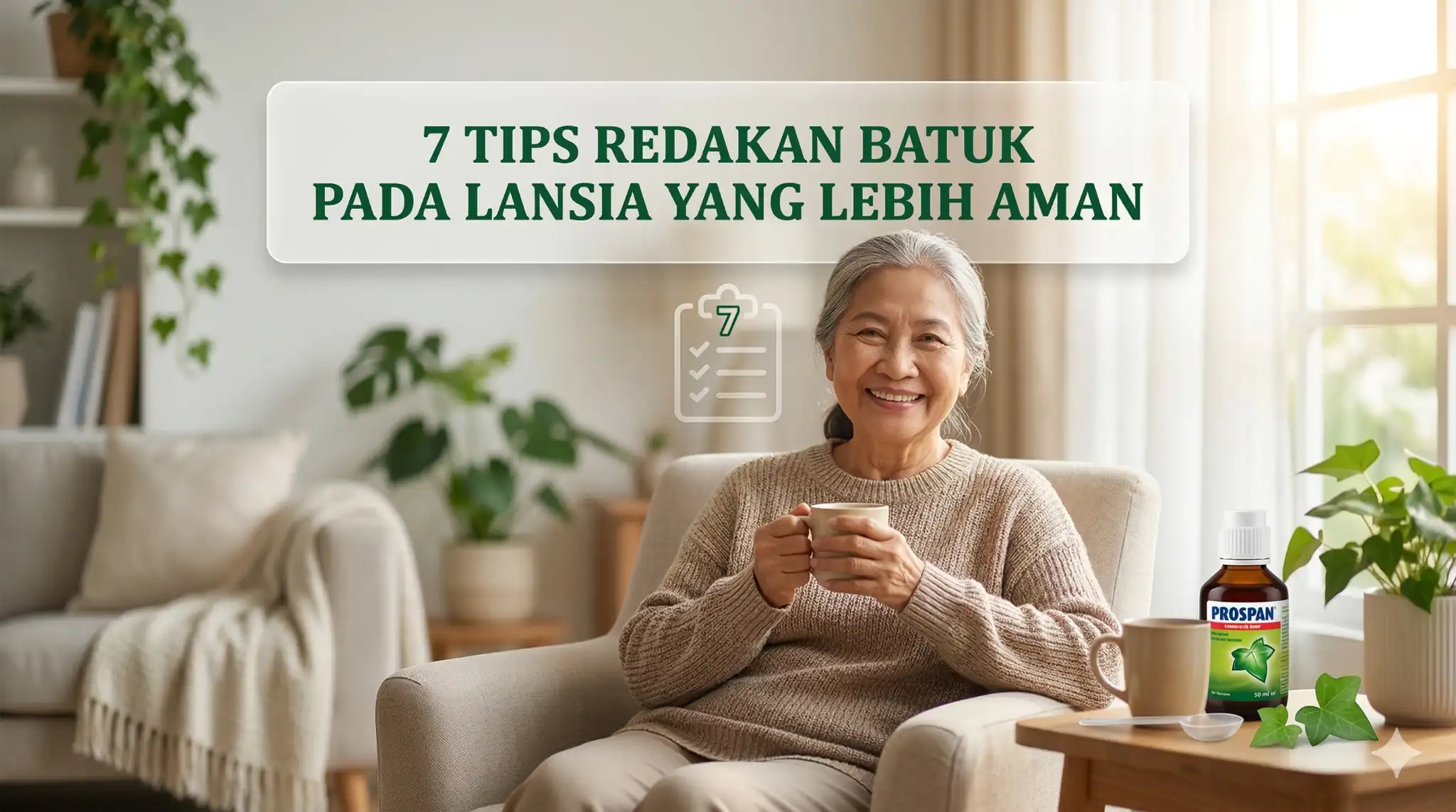 7 Tips Redakan Batuk Pada Lansia yang Lebih Aman