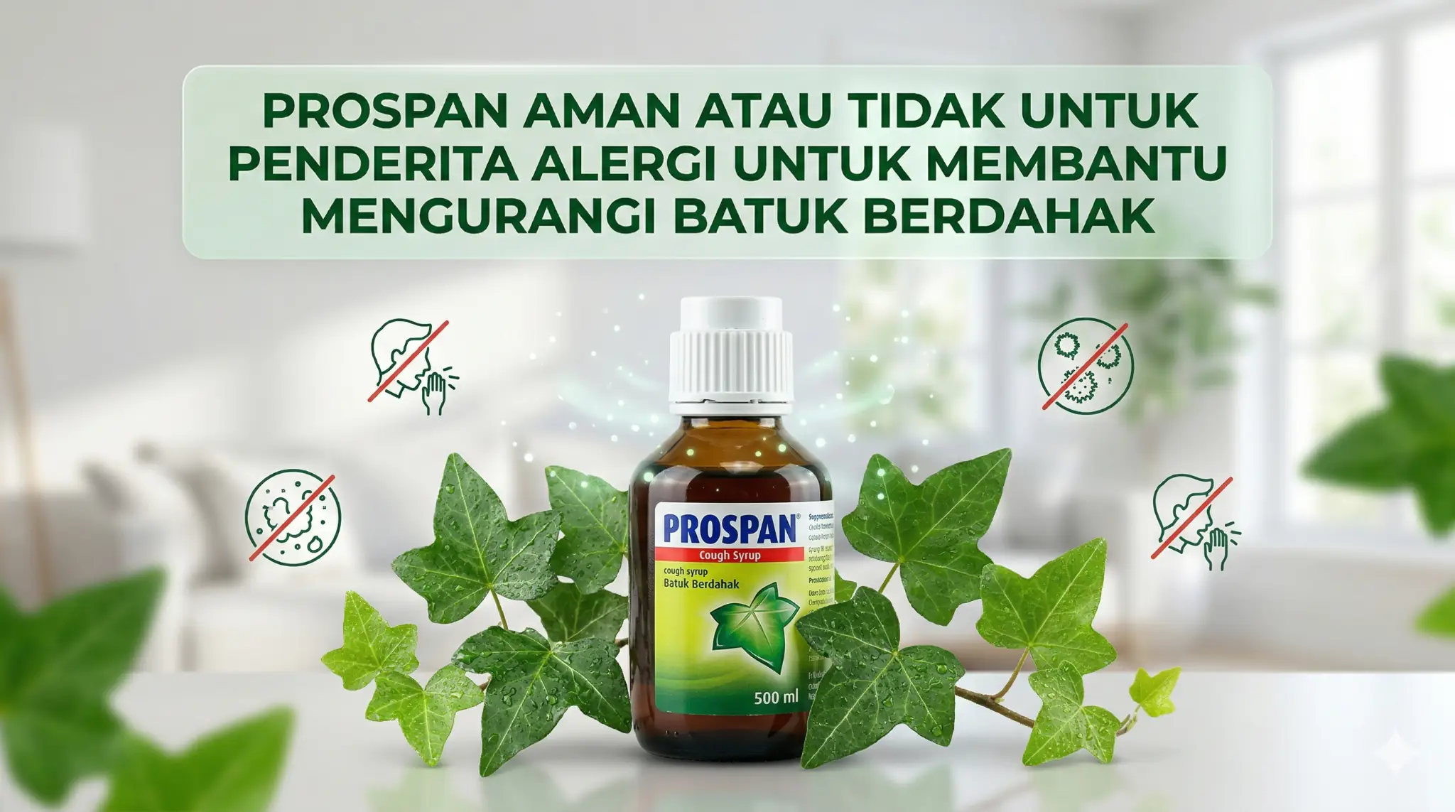 Prospan Aman atau Tidak untuk Alergi? Cek Faktanya!