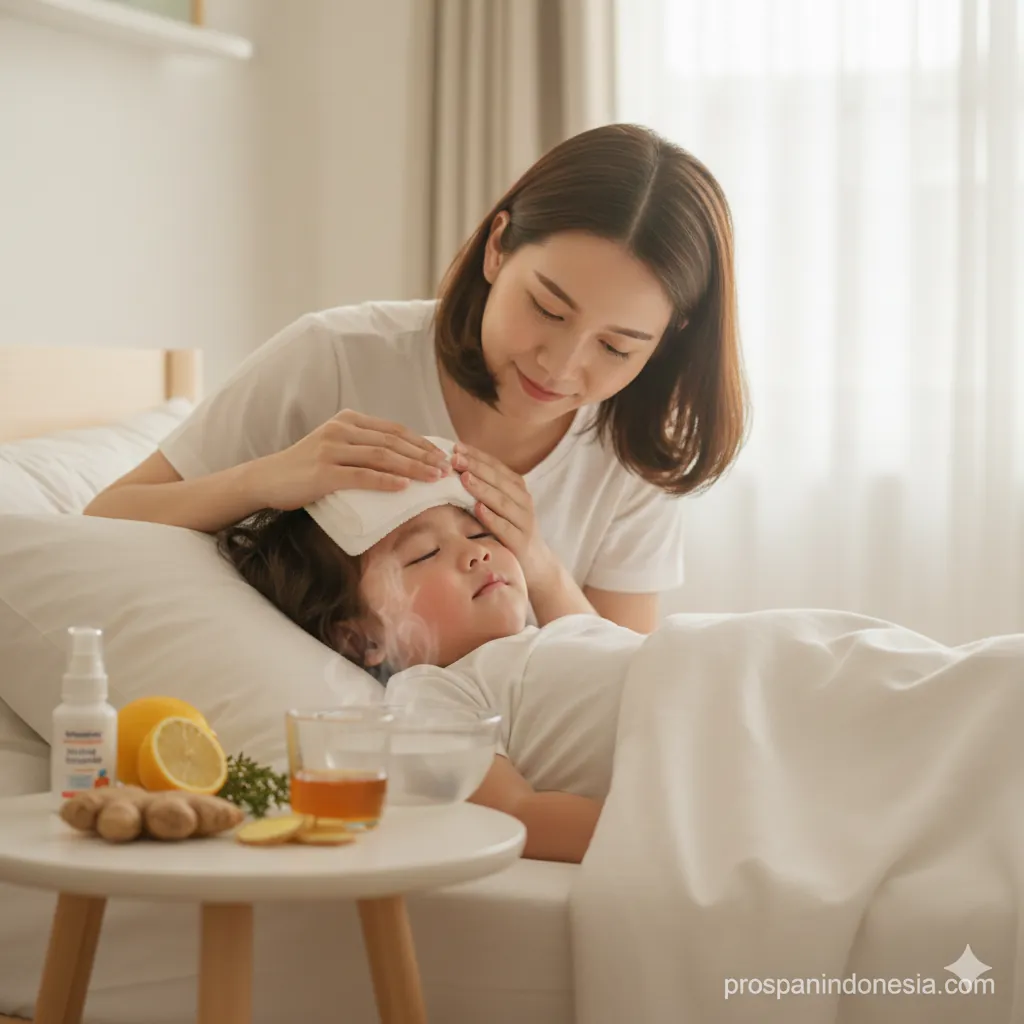 9 Cara Alami Mengatasi Demam, Batuk, dan Pilek pada Balita yang Terbukti Efektif