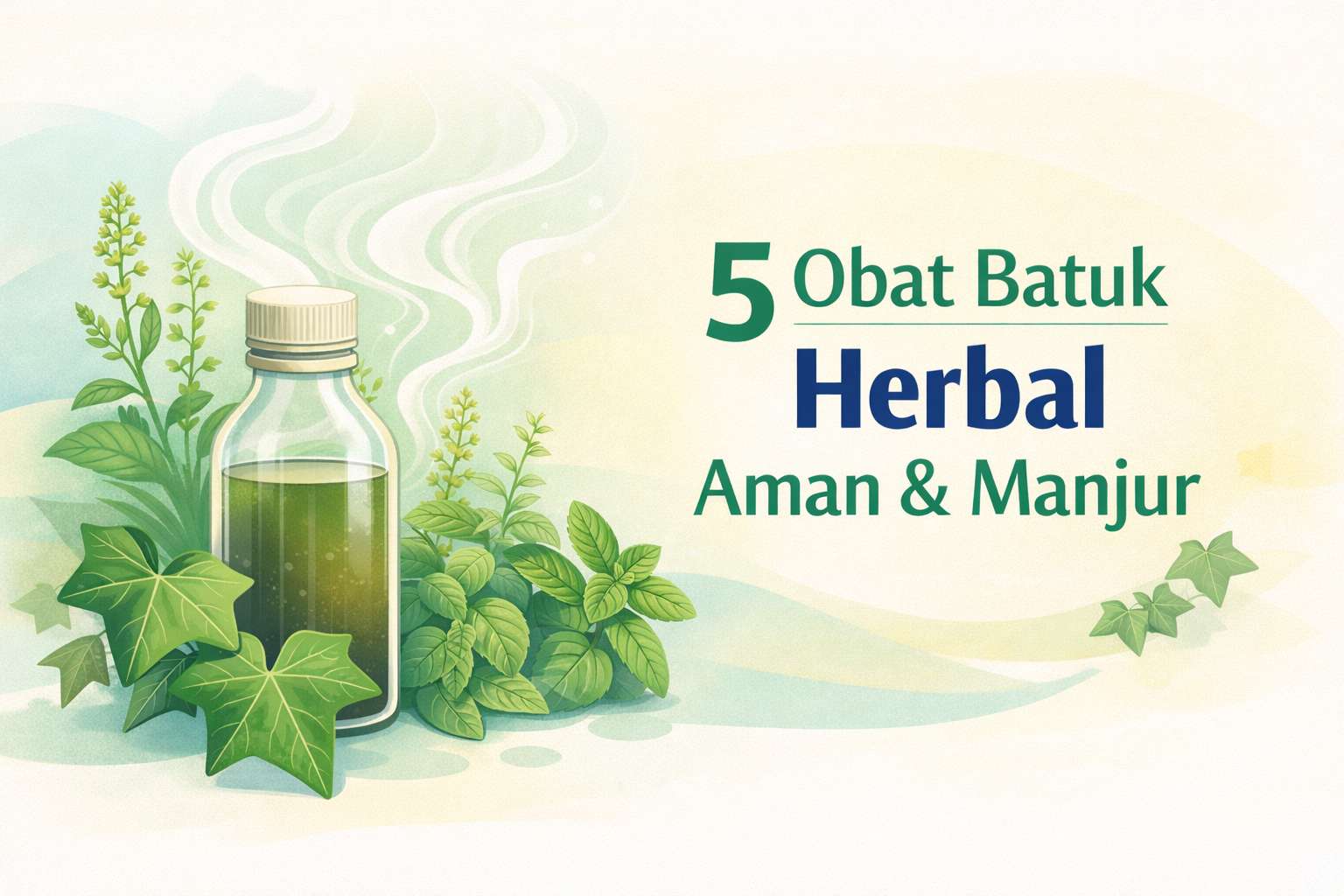 5 Obat Batuk Herbal Tanpa Efek Samping yang Aman & Manjur