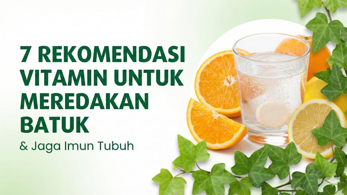 7 Rekomendasi Nutrisi dan Vitamin untuk Meredakan Batuk & Jaga Imun