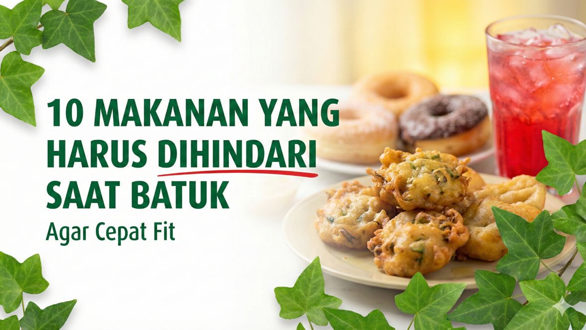 10 Makanan yang Harus Dihindari Saat Batuk Agar Cepat Fit
