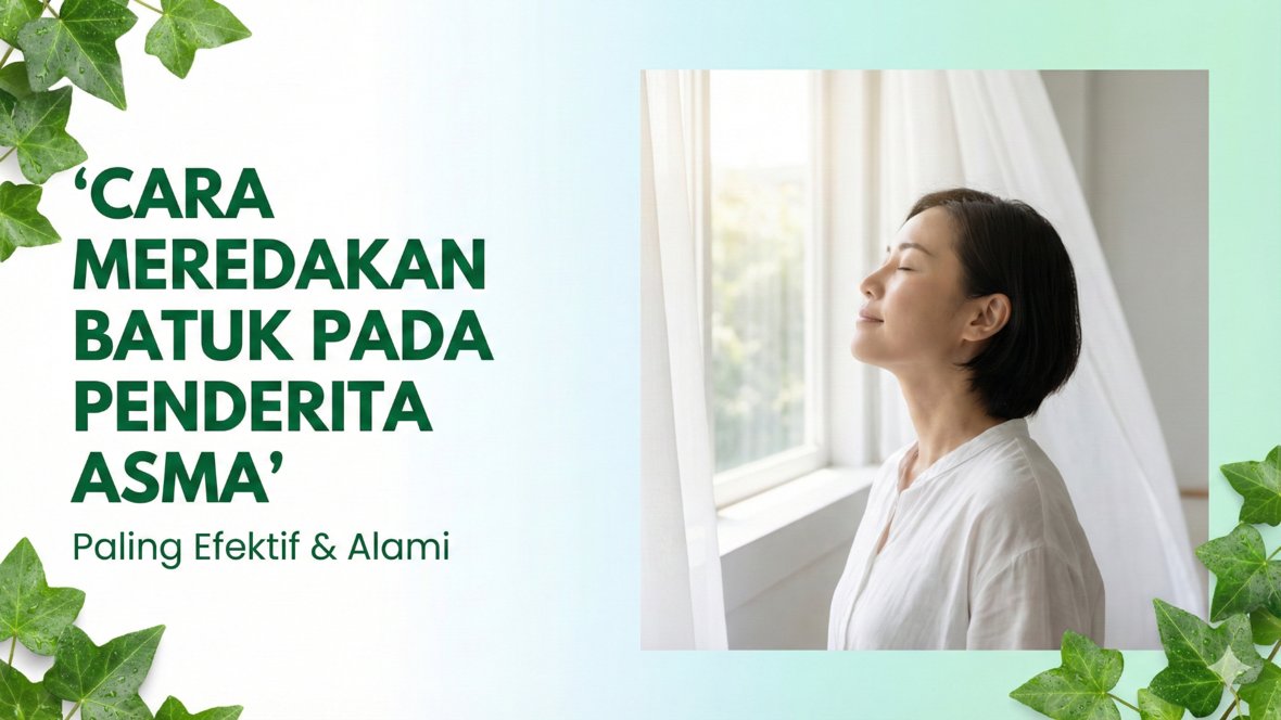 Cara Meredakan Batuk pada Penderita Asma Paling Efektif